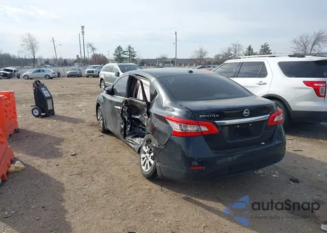 2015 Nissan Sentra Sv z USA, uszkodzony, nr VIN 3N1AB7AP8FL672406